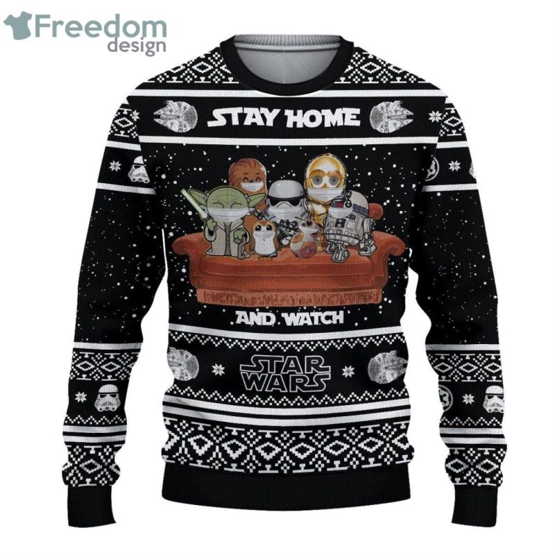 Super cute Christmas sweater with Baby Yoda pattern