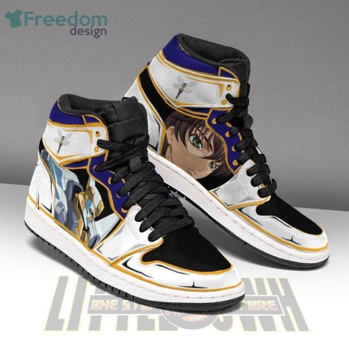Suzaku Kururugi Code Geass Anime Air Jordan Hightop Shoes