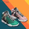 Tanjiro X Nezuko Shoes Kny Anime Air Jordan 13 Sneakers