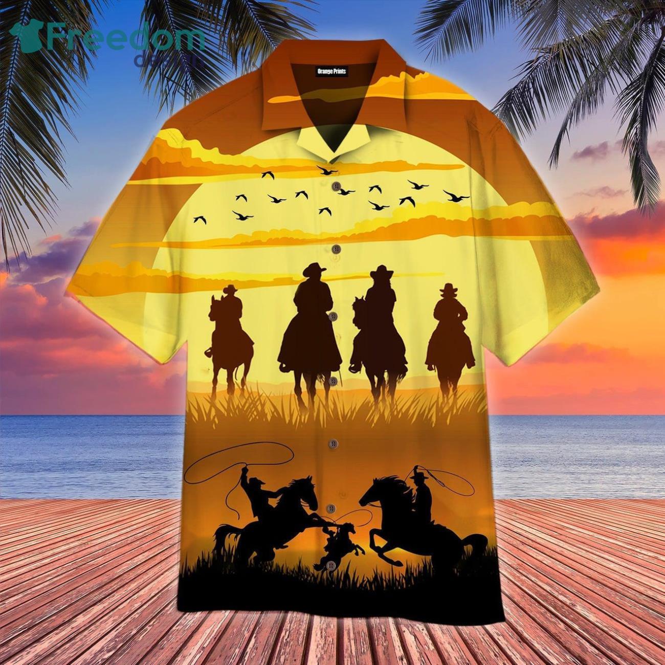 Team Roper Cowboy Hawaiian Shirt For Men & Women