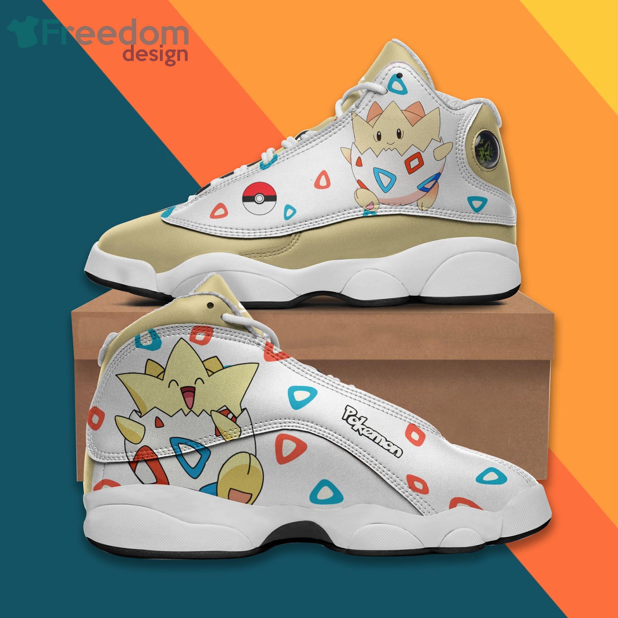 Togepi Shoes Pokemon Anime Air Jordan 13 Sneakers