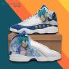 Vegeta Dragon Ball Shoes Super Saiyan Blue Anime Air Jordan 13 Sneakers