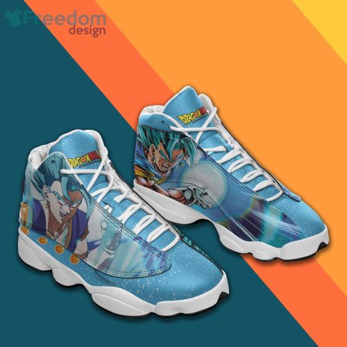 Vegito Blue Shoes Dragon Ball Anime Air Jordan 13 Sneakers