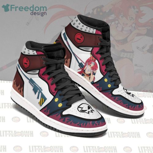 Yoko Littner Anime Air Jordan Hightop Shoes Gurren Lagann Custom