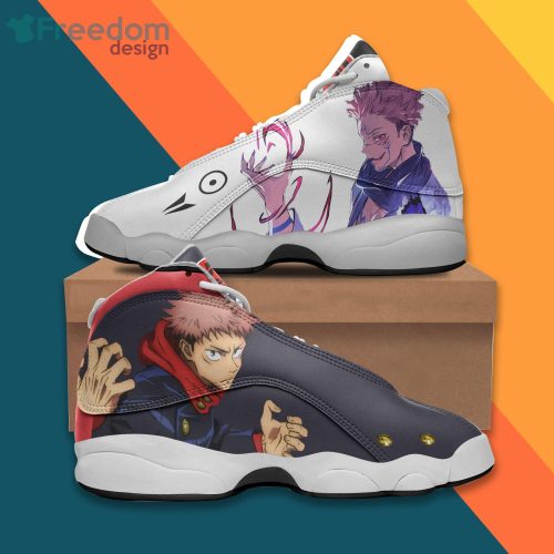 Yuji X Sukuna Shoes Jujutsu Kaisen Anime Air Jordan 13 Sneakers