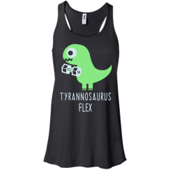 Tyrannosaurus Flex Shirt - Dinosaur Lifting T shirt