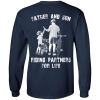 Father and Son Riding Partners For Life T Shirt/Hoodies/Tank Top
