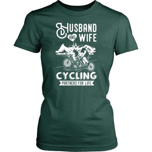Husband and Wife Cycling Partners For Life T Shirt, Hoodies