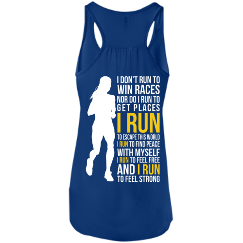 Running T Shirt: I don't run to win races women tee