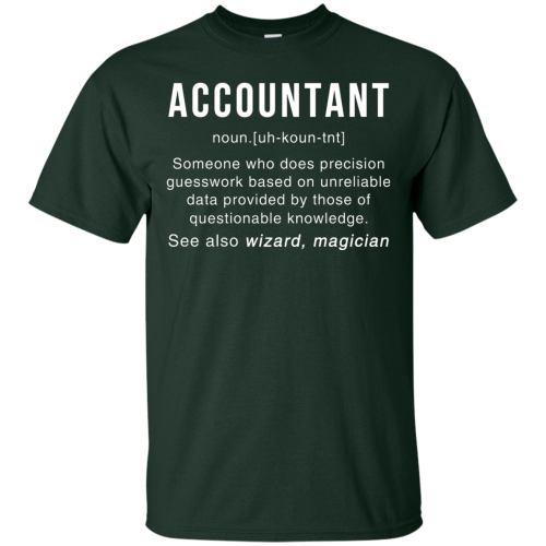 Accountant Meaning T shirt Accountant Noun Definition tee