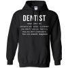 Dentist Meaning T shirt Dentist Noun Definition tee