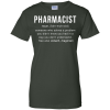 Pharmacist Meaning T shirt Pharmacist Noun Definition tee