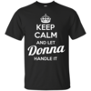 Name Shirts: Keep calm and let Donna handle it