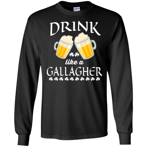 St Patrick's Day: Dink Like A Gallagher T Shirt
