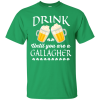 St Patrick's Day: Dink Like A Gallagher T Shirt