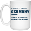 Fun Facts About Germany Go Back To Work Mug Coffee