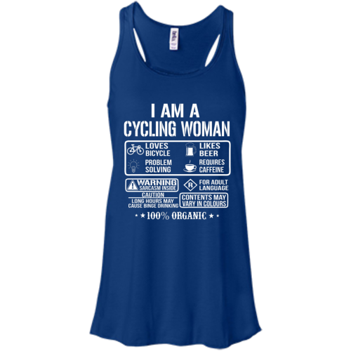 Cycling T Shirt: I Am A Cycling Woman, Loves Bicycle T Shirt