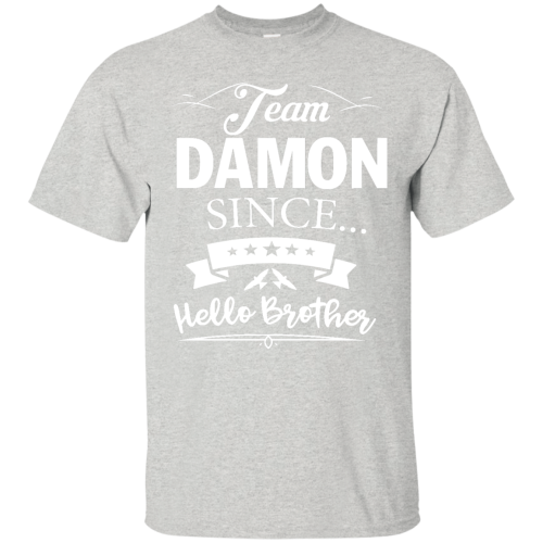 Team Damon Since Hello Brother. Damon Salvatore. TVD T Shirt