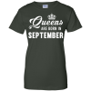 Queens Are Born In September T Shirt, Tank Top, Hoodies