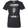 Michael Jordan: Legends Are Born In April T Shirts & Hoodies