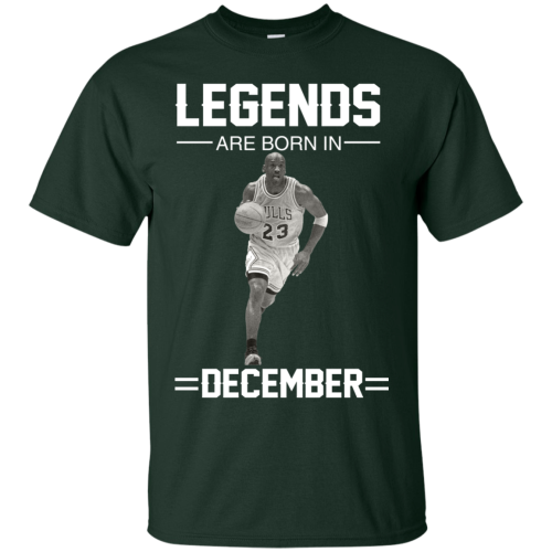 Michael Jordan: Legends Are Born In December T Shirts & Hoodies