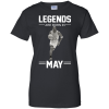 Michael Jordan: Legends Are Born In May T Shirts & Hoodies