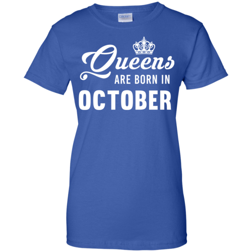 Rihanna: Queens are born in October T Shirts & Hoodies
