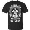 Never Underestimate An Old Man Who Was Born In September T Shirts