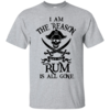 Pirates of The Caribbean: I'm The Reason Why The Rum Is All Gone T-Shirts, Hoodies