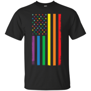 Rainbow American Flag LGBT USA Flag T-Shirts, Hoodies, Sweaters