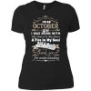 I'm An October Girl I Was Born With My Heart On My Sleeve T Shirts, Tank Top
